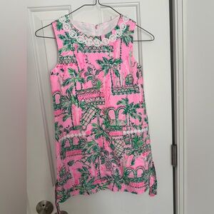 Lilly Pulitzer Pink and Green Kids Dress